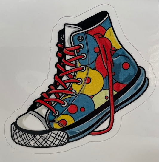 Hippie Shoe Sticker