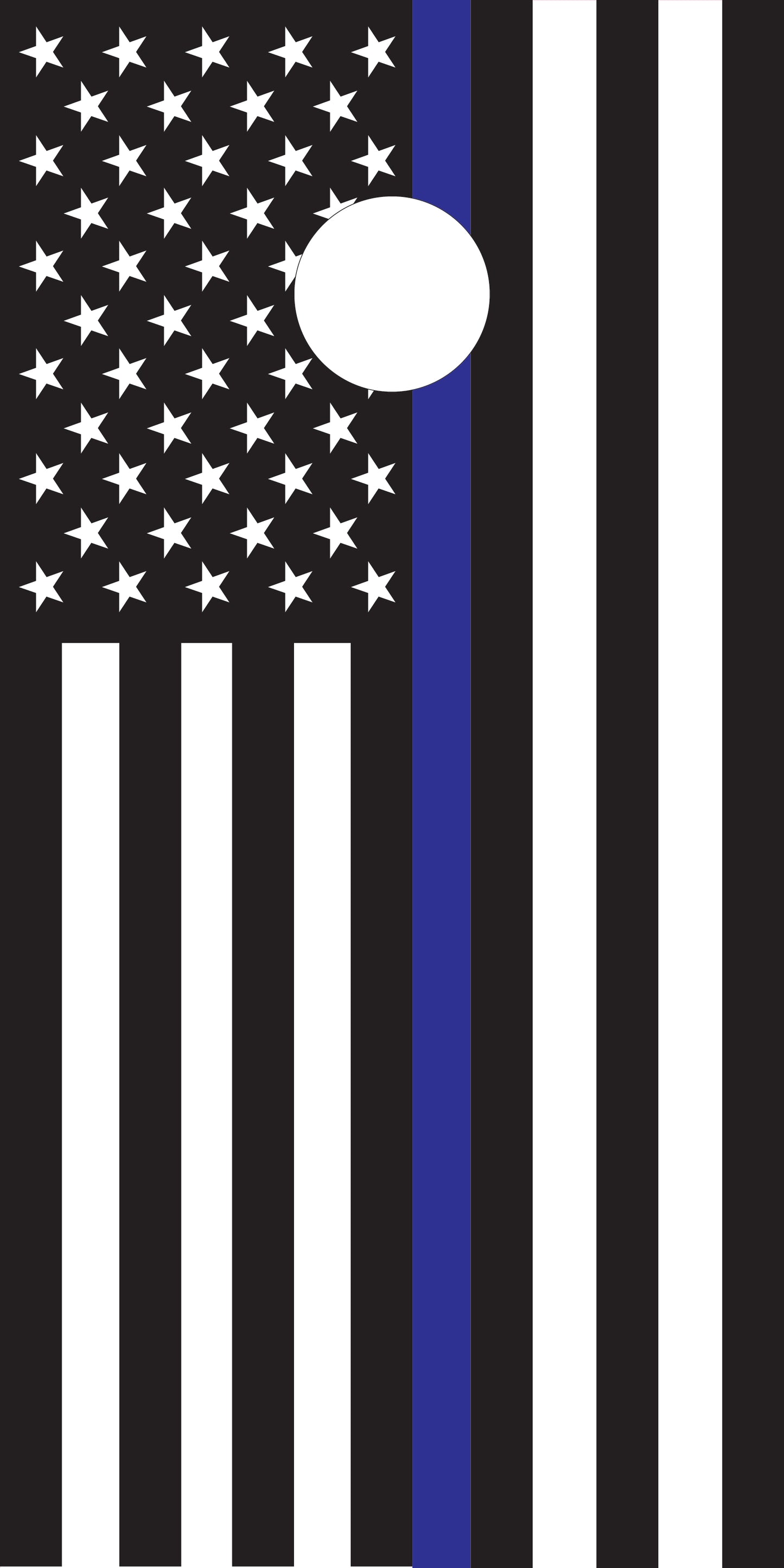 Thin Blue Line - Cornhole Board Wraps