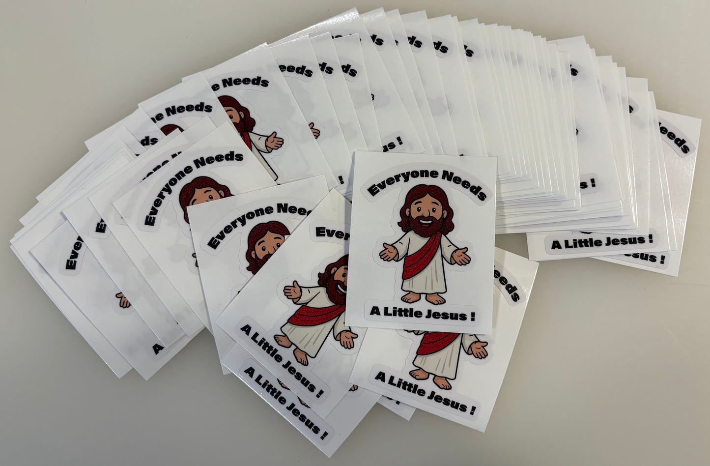 Little Jesus Stickers