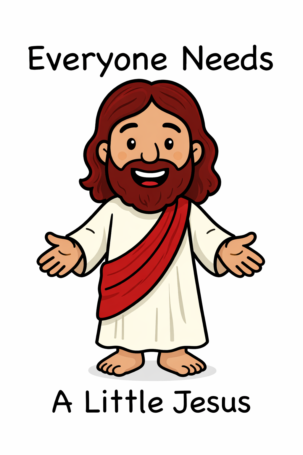 Little Jesus Stickers